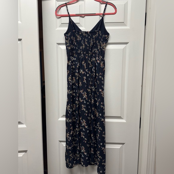 Abercrombie & Fitch Blue Slip Floral Maxi Dress, Size: S - Picture 4 of 5